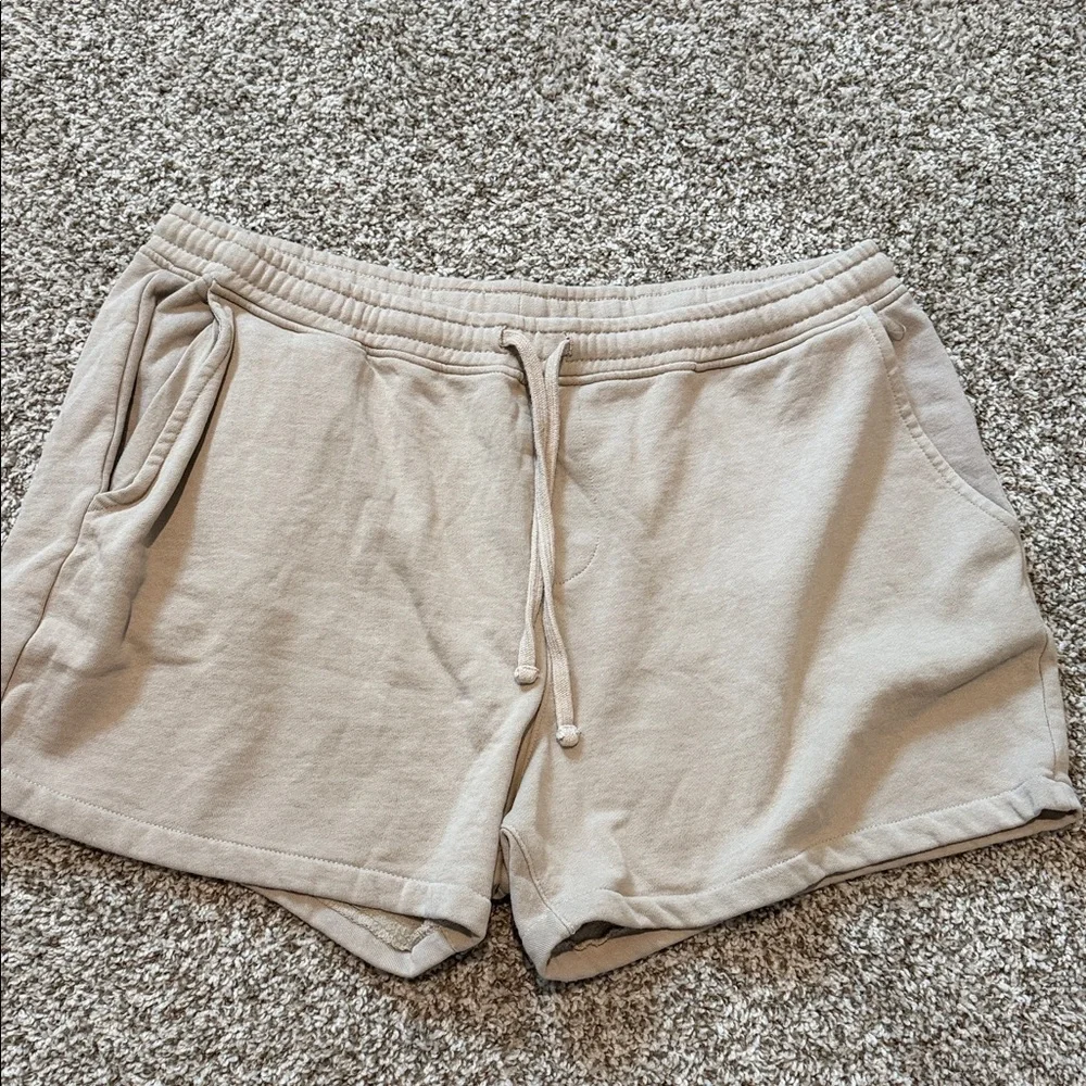 🌿 Fashion Nova Tan Athletic Shorts for Men